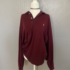 Ralph Lauren Burgundy Polo Shirt